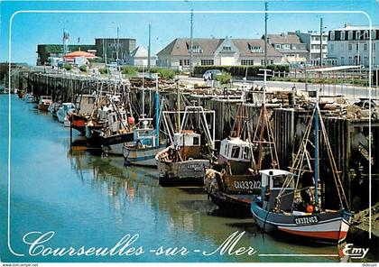 14 - Courseulles sur Mer - Le chenal à marée basse - Bateaux - Flamme Postale de Courseulles sur Mer - CPM - Voir Scans