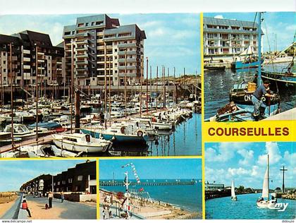 14 - Courseulles sur Mer - Multivues - Immeubles - Bateaux - Flamme Postale de Courseulles sur Mer - CPM - Voir Scans Re