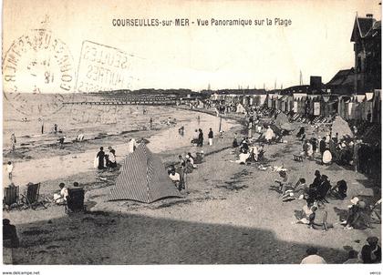 Carte postale ancienne de COURSEULLES sur MER