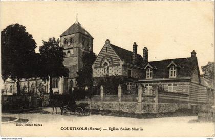 CPA COURTISOLS - Église St-MARTIN (109853)