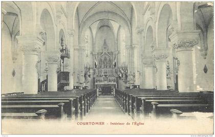 COURTOMER       EGLISE   INTERIEUR