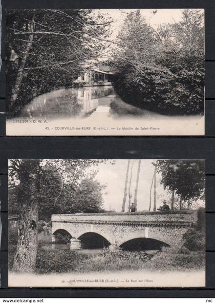 28 - Courville sur Eure - Lot de 13 cartes