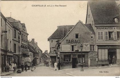 CPA COURVILLE - Rue Pannard (33331)