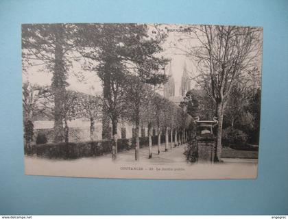 Carte  Coutances - Le Jardin public