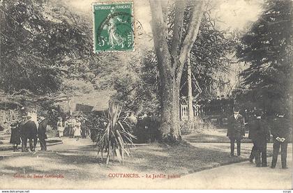 CPA Coutances le Jardin Public