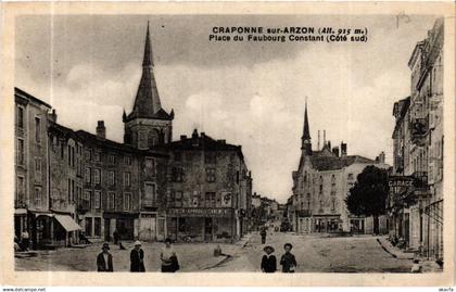 CPA CRAPONNE-sur-ARZON (Alt 915 m) - Place du Faubourg Constant (Cote (585346)