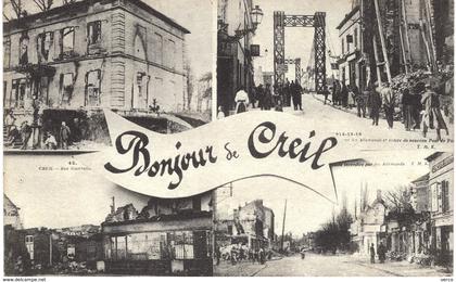 Carte Postale ancienne de  CREIL -