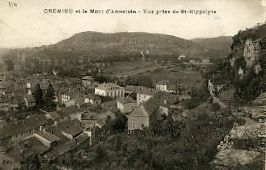 38 - CREMIEU et le mont d'Annonsin - vue prise de St Hippolyte