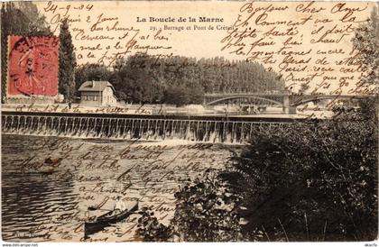 CPA AK Creteil Barrage et Pont de Creteil FRANCE (1282377)