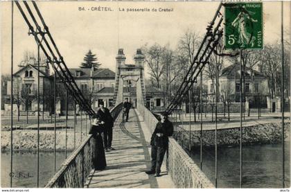 CPA Creteil La passerelle de Creteil FRANCE (1338004)