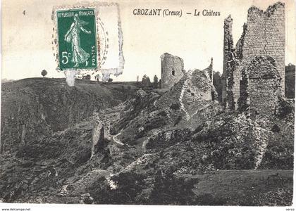 Carte postale  ancienne de CROZANT