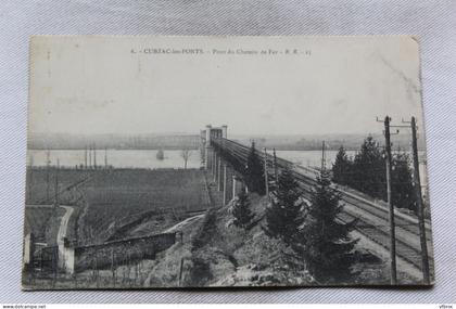 Cubzac les Ponts, pont du chemin de fer, Gironde 33