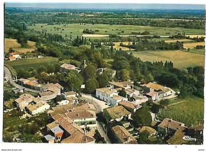 CUBZAC LES PONTS - Vue aérienne du Bourg