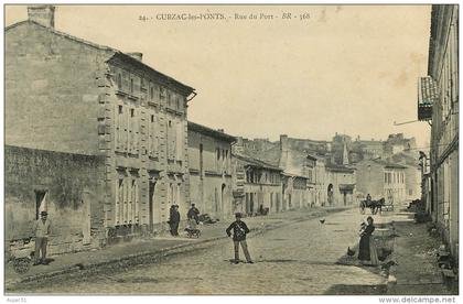 Dép 33 - Cubzac les Ponts - Rue du Port - état