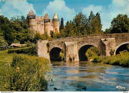 18 - Culan - Le vieux pont sur l'Arnon et le Château - CPM - Voir Scans Recto-Verso