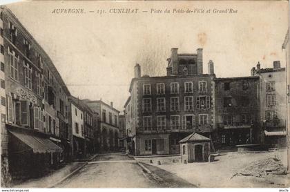 CPA CUNLHAT Place du Poids-de-Ville et Grand'Rue (1255143)