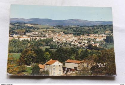 Cpm 1970, Cunlhat, vue générale Ouest, Puy de Dôme 63