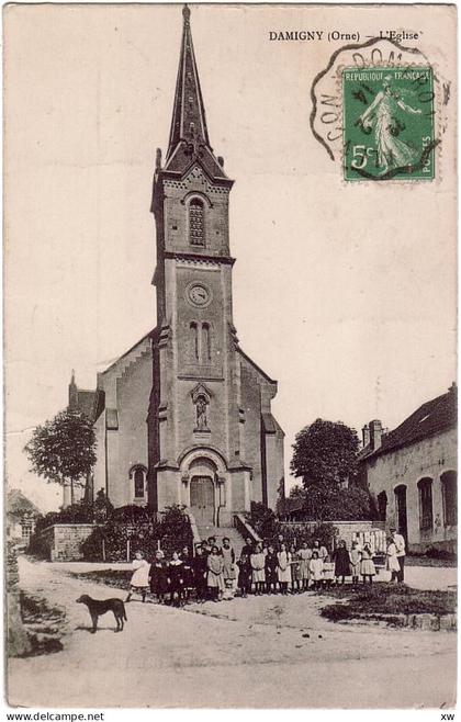 DAMIGNY -61- L'Eglise - Animation - D2676