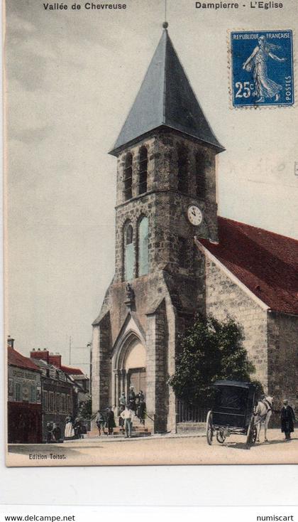 Dampierre-en-Yvelines animée l'Eglise attelage