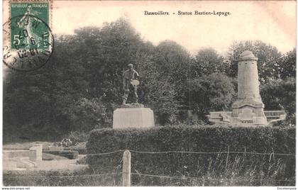 CPA Carte postale France Damvillers Statue de Bastien Lepage 1907  VM82466