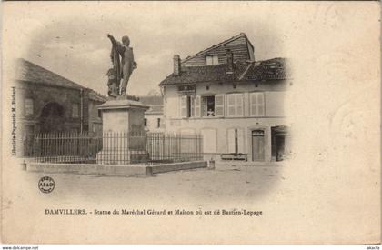 CPA DAMVILLERS - Statue du marechal gerard (119375)