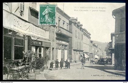 cpa du 12 Decazeville -- rue Cayrade - partie basse    MAI24-23