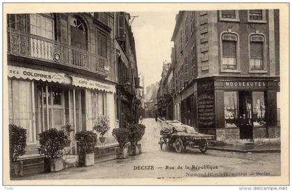 DECIZE RUE DE LA REPUBLIQUE (CARTE GLACEE)