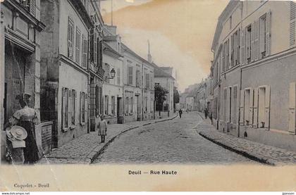 VAL D'OISE  95 DEUIL LA BARRE - DEUIL - RUE HAUTE