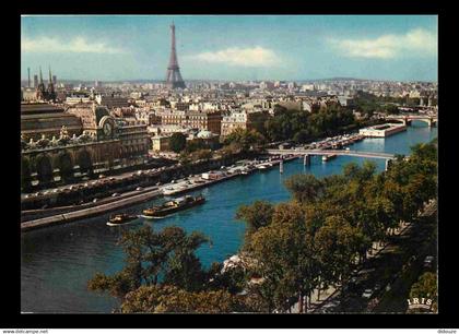 75 - Paris - La Seine et ses bords - Perspective sur la Seine et la Tour Eiffel - CPM - Voir Scans Recto-Verso