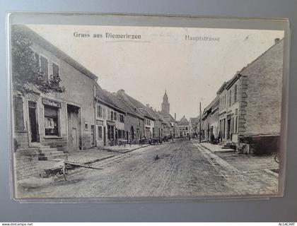 gruss aus diemeringen , haupstrasse , grande rue , commerce