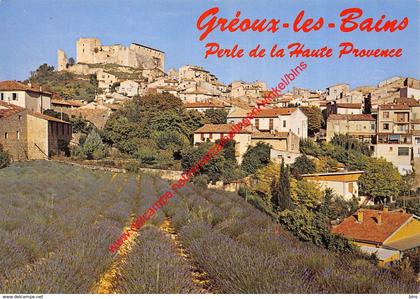 Vue générale - Gréoux-les-Bains Digne - (4) Alpes de Haute Provence