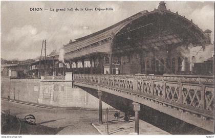 Dijon - Le grand hall de la Gare Dijon-Ville