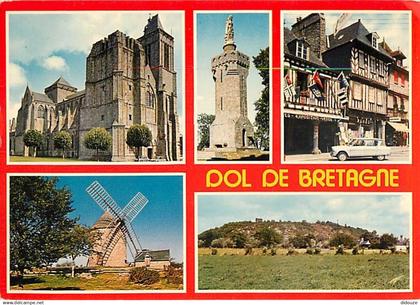 35 - Dol de Bretagne - Multivues - Automobiles - Moulin à vent - CPM - Voir Scans Recto-Verso