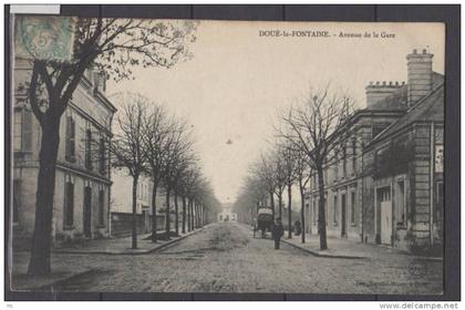 CP 49 - Doué-la-Fontaine - Avenue de la Gare