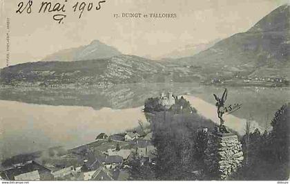 74 - Duingt - Talloires - Oblitération ronde de 1905 - CPA - Voir Scans Recto-Verso