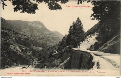 CPA EAUX-BONNES Route de Laruns a Eaux-Bonnes et Vallee du Valentin (1143442)