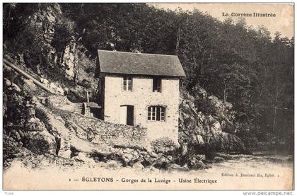 EGLETONS GORGES DE LA LUZEGE USINE ELECTRIQUE