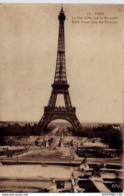 75 - LA Tour Eiffel Vue du Trocadéro