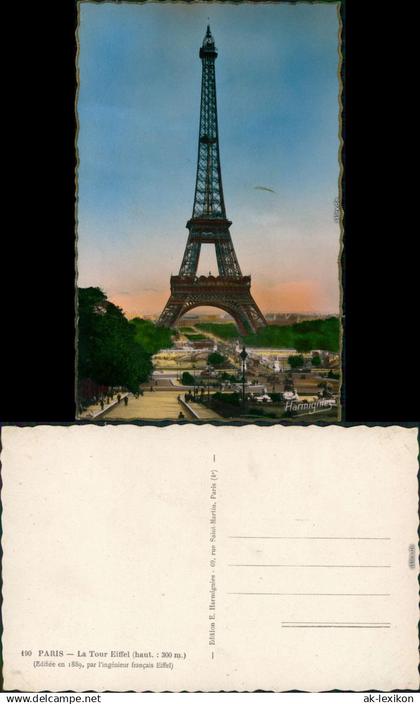 Ansichtskarte Paris Eiffelturm 1960