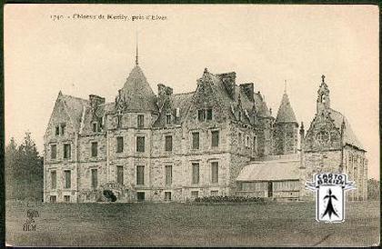 56 Elven - 1740 - Château de Kerfily, près d'Elven - cpa