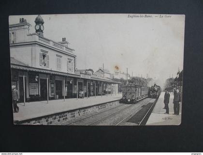 CPA  Enghien-Les-Bains  La Gare