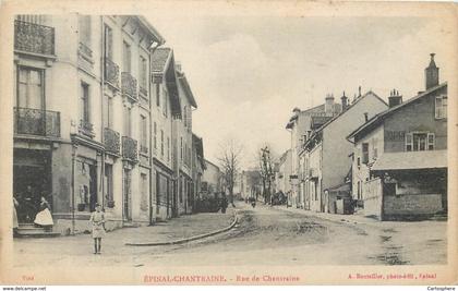 CPA 88 Vosges EPINAL Chantraine - Rue de Chantraine - Le Lavoir - Boucherie