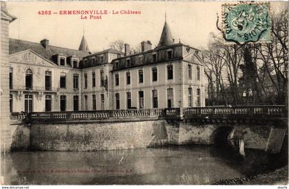 CPA Ermenonville - Le Chateau - Le Pont (1032269)