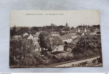 L952, Ermenonville, vue générale du village, Oise 60