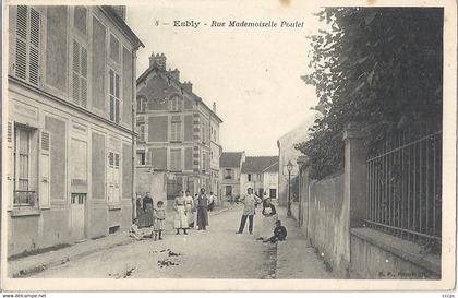 CPA Esbly Rue Mademoiselle Poulet