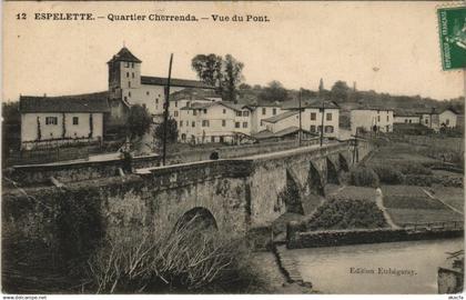 CPA AK Espelette Vue du Pont FRANCE (1131790)