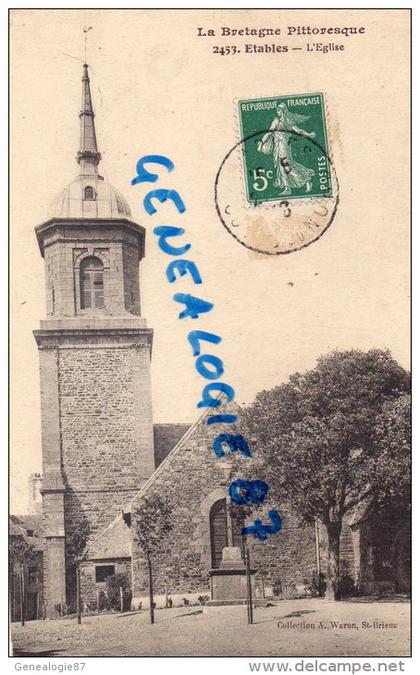 22 -  ETABLES SUR MER - L' EGLISE