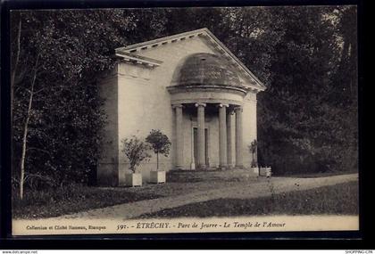 91 - Etréchy - Parc de Jeurre - le temple de l' Amour - Non voyagé - Dos di