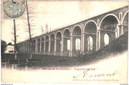 CPA Carte postale France Faremoutiers Viaduc du Gué Plat   1905 VM84299