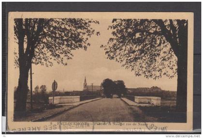 57 - Faulquemont - Pont de la nied et rue de Nancy